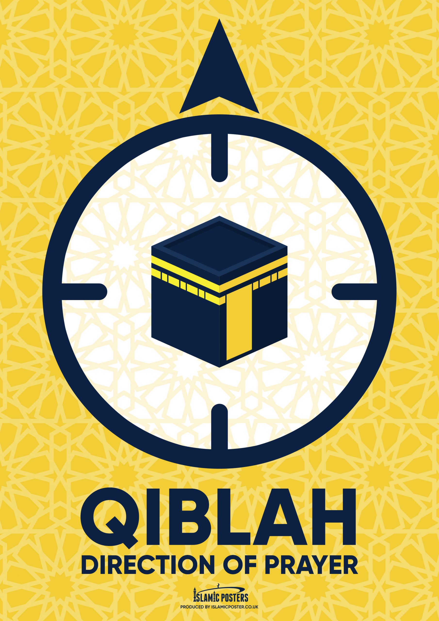 New 4 - Qiblah Pointer Poster By Islamic Posters